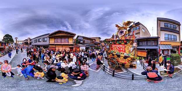 高山祭 神楽台 360パノラマ写真
