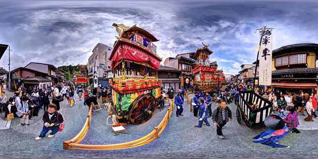 高山祭 大八台 360パノラマ写真(1)