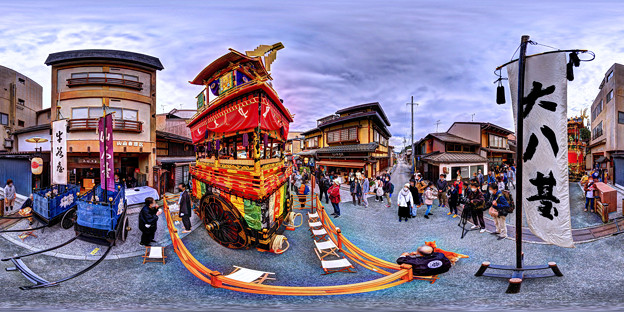 高山祭 大八台 360パノラマ写真(2)