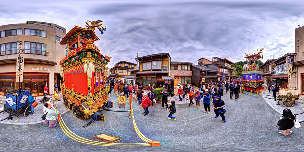 高山祭 豊明台 360パノラマ写真