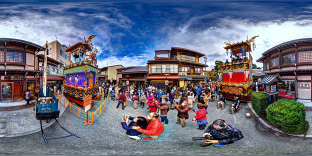 Photos: 高山祭 神馬台・鳳凰台 360パノラマ写真