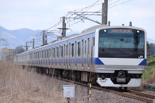常磐線　E531系K463+K476編成　549M　普通 勝田 行　2021.04.03