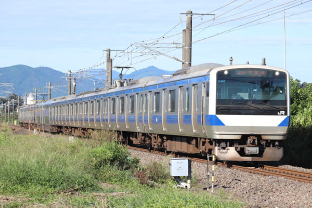 Photos: 常磐線　E531系K407編成　323M　普通 高萩 行　2021.09.10