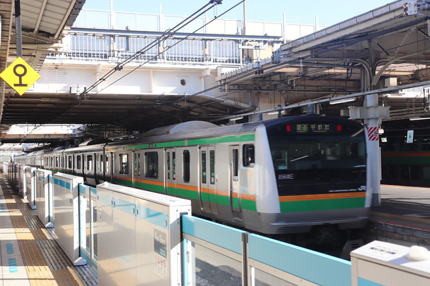 上野東京ライン　E233系3000番台U624編成