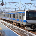 水戸線　E531系カツK457編成　737M　普通 勝田 行　2022.02.11　（1）
