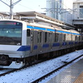 水戸線　E531系カツK457編成　737M　普通 勝田 行　後追い　2022.02.11