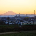 夕景の埼京線        IMG_0028
