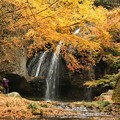 Photos: 月待の滝の紅葉