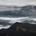 山間の層雲