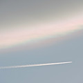Photos: 彩雲と飛行機雲