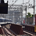 Photos: 2021_0802_091845　京橋駅１番線を発着する快速特急