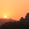 Photos: 姫路城と日の出2021/4/18