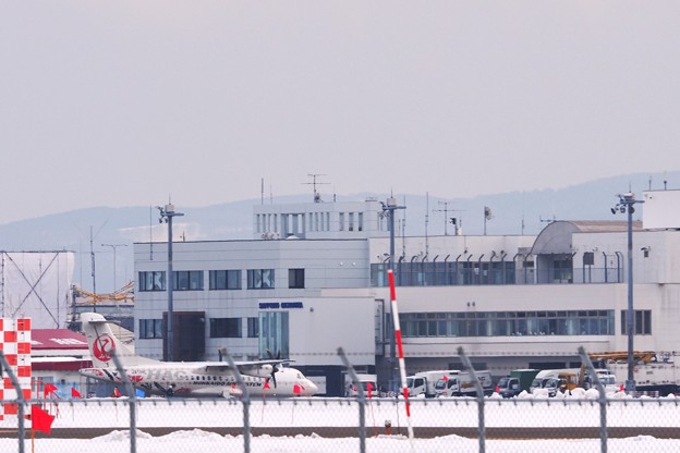 冬の札幌丘珠空港