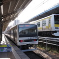 s05_BBBASE車両と総武線各駅停車E231系