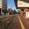 伊予鉄市内電車JR松山駅前電停４ ～反対ホーム～