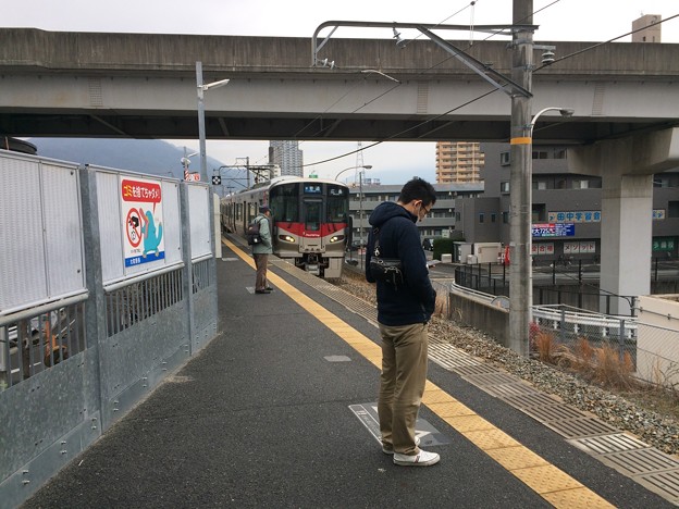JR可部線大町駅４ ～普通列車広島方面行き入線～