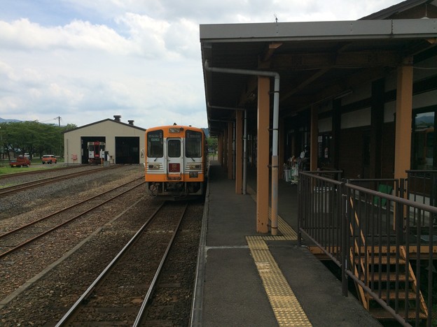 矢島駅10　～列車停車中　由利高原鉄道24～