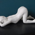 Photos: 紙粘土人形裸婦像８２横