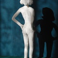 紙粘土人形裸婦像１０４後