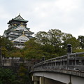 大阪城公園の極楽橋と大阪城