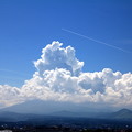 Photos: 入道雲と飛行機
