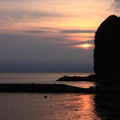Photos: 裸島と夕陽