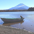 Photos: 精進湖元日の富士山