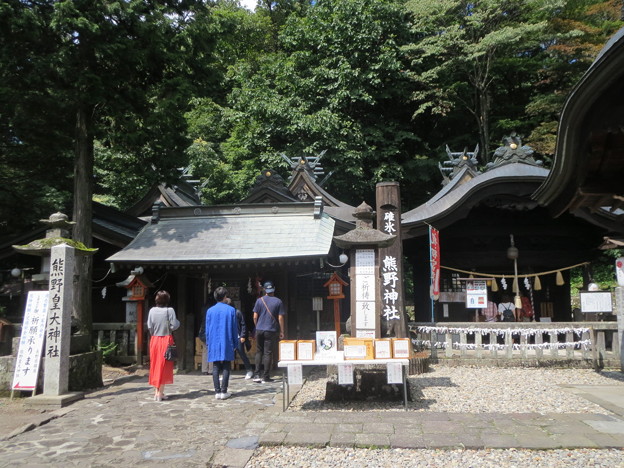 熊野神社と熊野皇大神社（蔵出し写真）