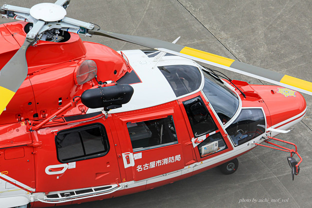 名古屋市消防航空隊 エアバスヘリコプターズ AS365N3 Dauphin2 JA08AR ひでよし IMG_6805-2