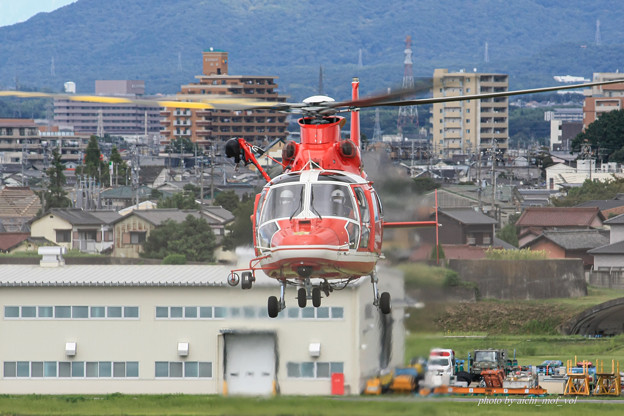 名古屋市消防航空隊 エアバスヘリコプターズ AS365N3 Dauphin2 JA08AR ひでよし IMG_6787-2