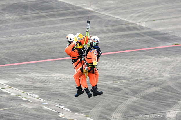 名古屋市消防航空隊「ひでよし」イベント 救助訓練展示 IMG_6878-2