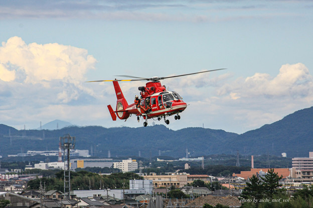 名古屋市消防航空隊 エアバスヘリコプターズ AS365N3 Dauphin2 JA08AR ひでよし IMG_6872-2