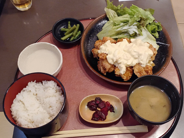 Photos: 鶏とかの定食