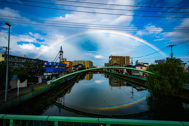 虹1＠戸田橋の下