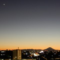 Photos: 富士山と金星