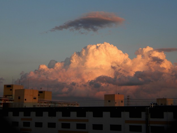 富士雲と傘雲