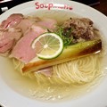 石川県産天然フグの塩らぁ麺＠Soupmen・板橋区ときわ台