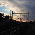 Photos: 鉄路は日没へ