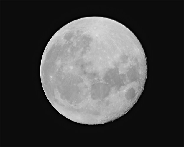 Amazon500mmF6.3望遠レンズによる月