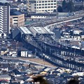 太平山から望む栃木駅