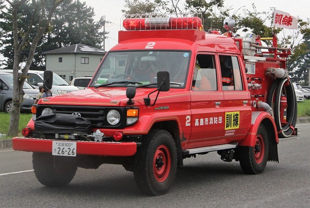 滋賀県高島市消防団　BD-Iポンプ車