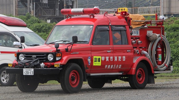 滋賀県甲賀市消防団　BD-Iポンプ車