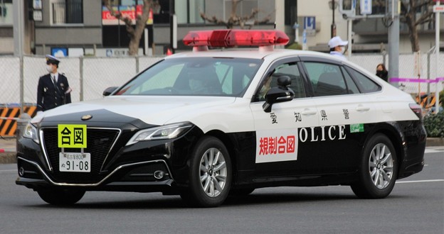 愛知県警交通機動隊　パトロールカー