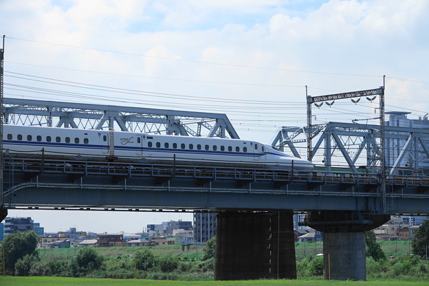 Photos: 210910_10S_新幹線・N500S・RX10M3(多摩川) (3)