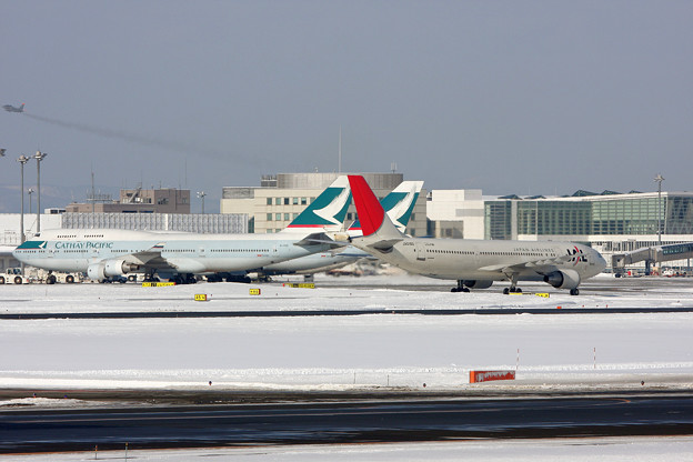 新千歳空港 A300とB747が飛んでいたころ 2011.02