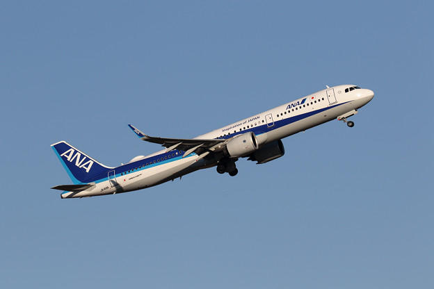 A321neo JA146A ANA takeoff