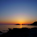 象鼻ヶ岬の夕陽