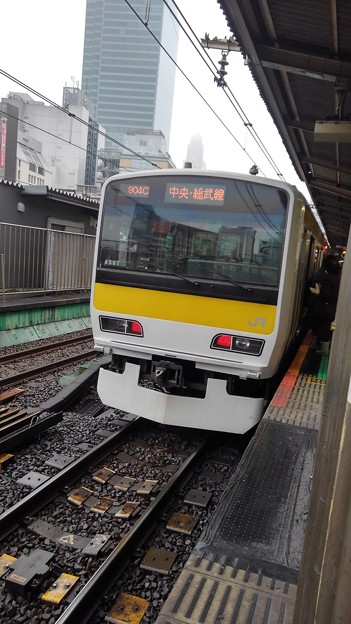 E231-500 yellow  (Sobu Line slow track）