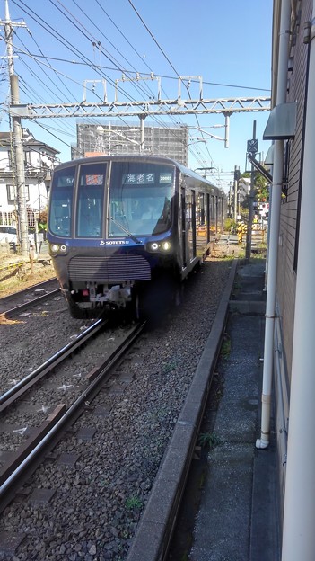 Sotetsu 20000 from outside of track