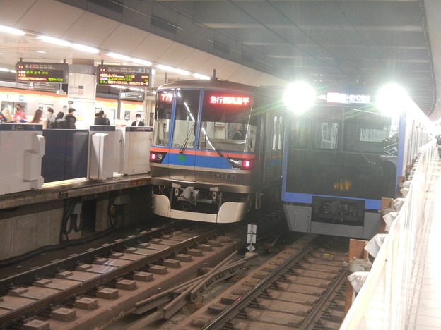 TMG Mita Line trains @ Hiyoshi ]LD]